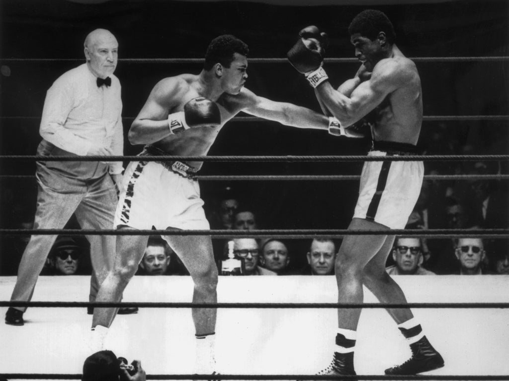 Muhammad Ali batters Ernie Terrell in Houston in 1967