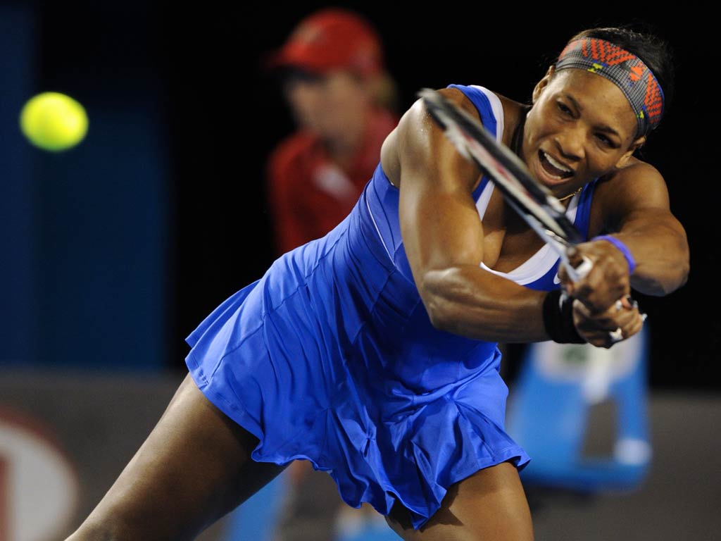 Serena William progressed to the next stage with a rusty performance in Melbourne