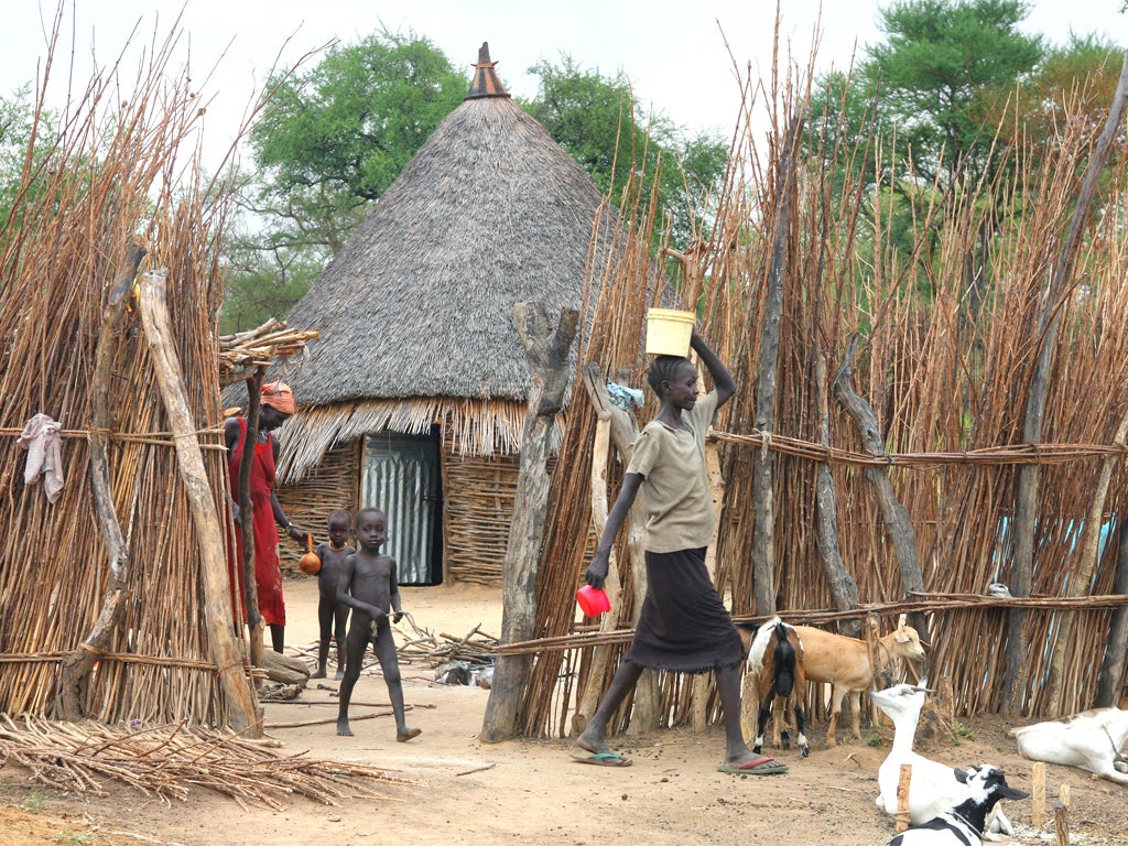 About 70,000 people are being cleared from their villages so the farmland can be leased to the Chinese and Gulf Arabs