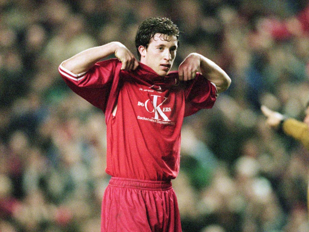 Robbie Fowler during his time at Liverpool