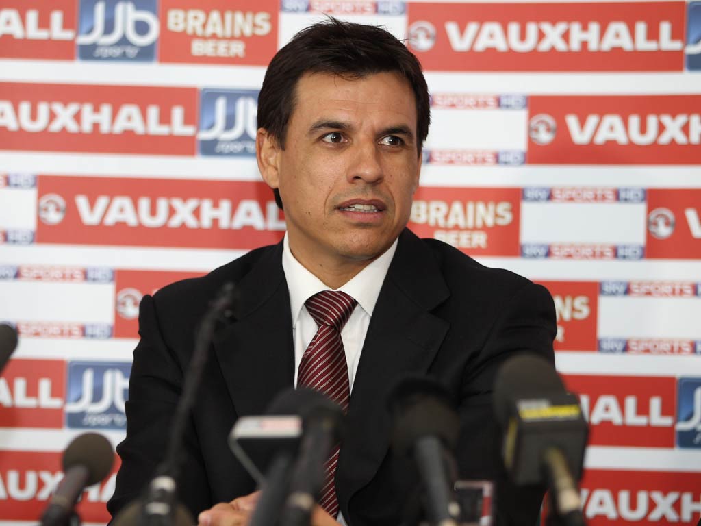 Chris Coleman is unveiled as the new Wales manager