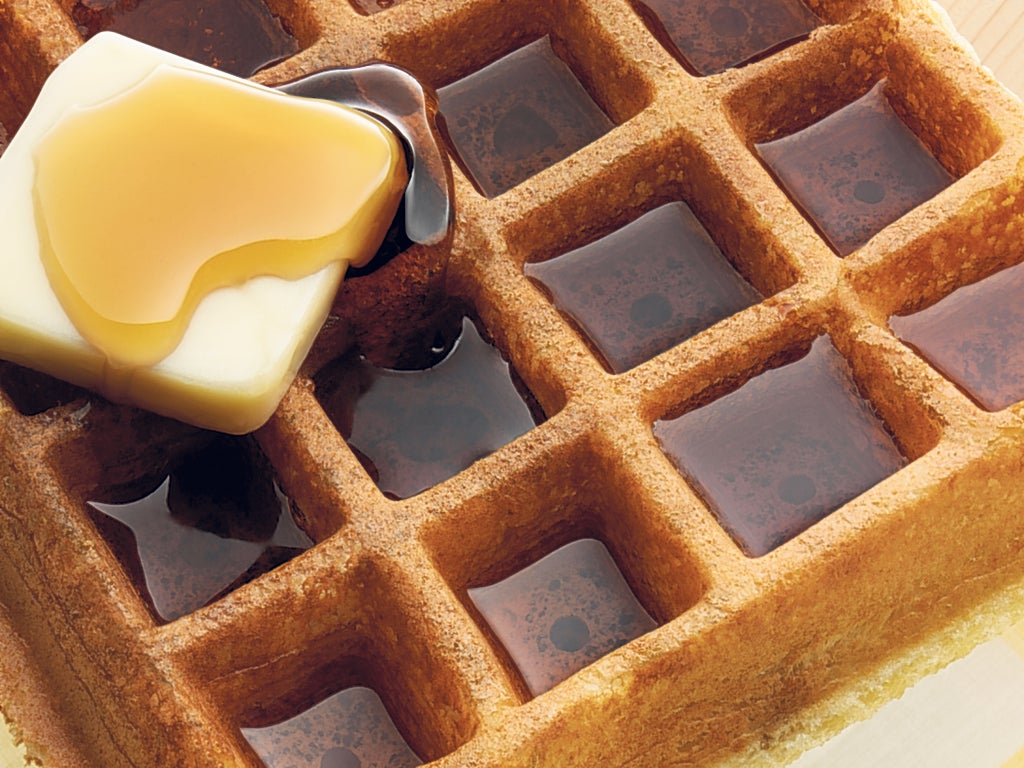 A belgium waffle with butter and syrup for breakfast could make you ugly