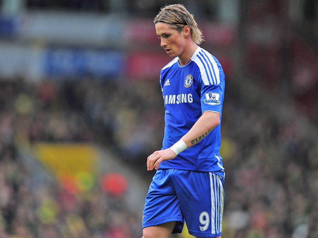 Torres has not scored since October