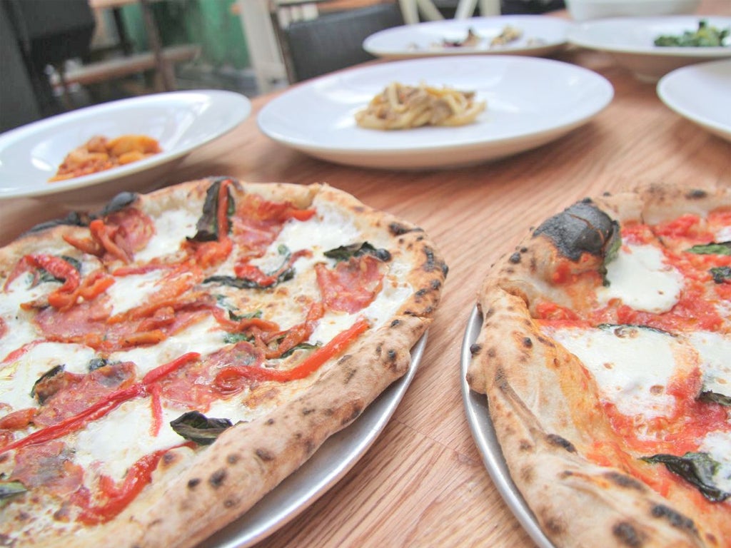 The pizzas served at Roberta’s