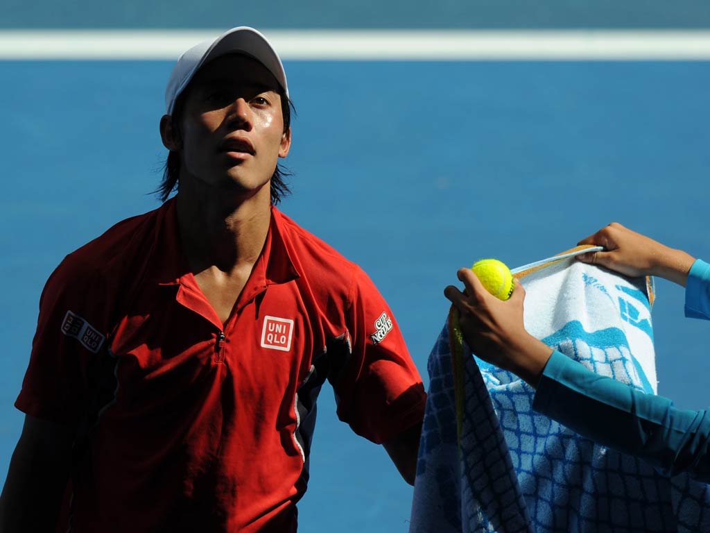 Kei Nishikori will now play Andy Murray for a place in the semi-finals