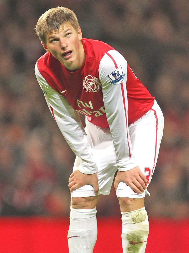 Arshavin is a target for fans' abuse