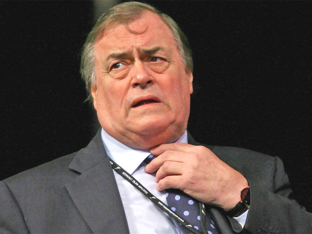 Former Deputy Prime Minister, Lord Prescott