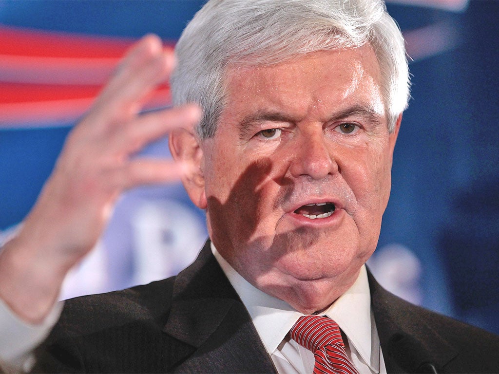 Gingrich's chequered past presents a huge political target