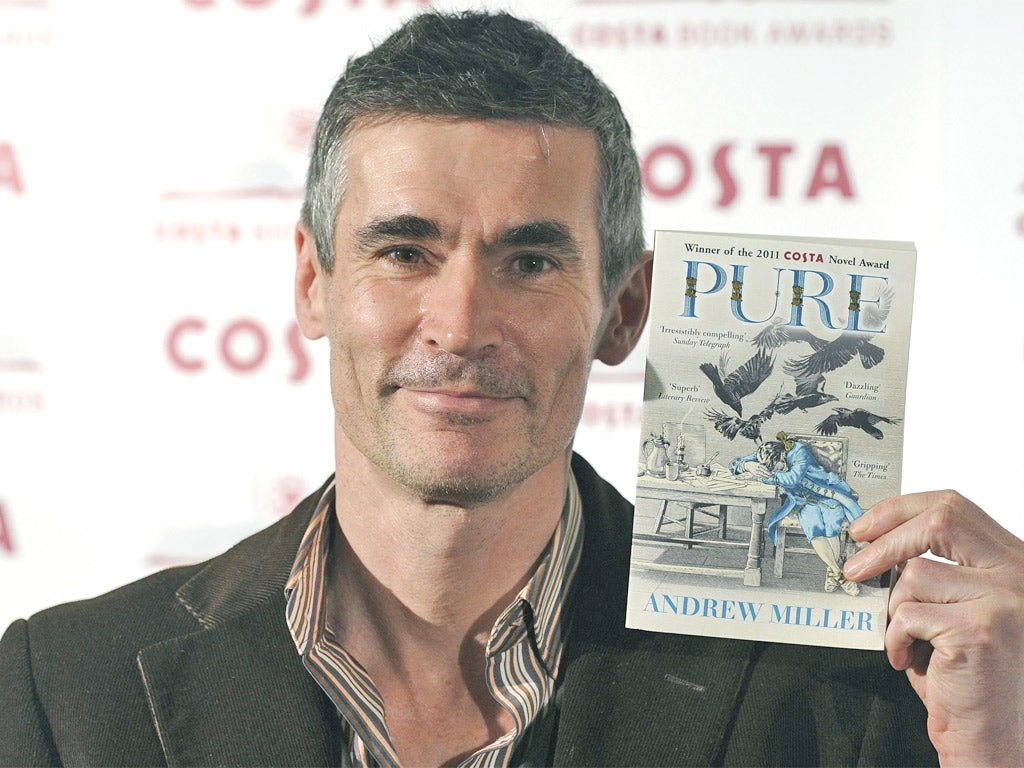 Andrew Miller won the Costa Book of the Year award with his sixth book, 'Pure'