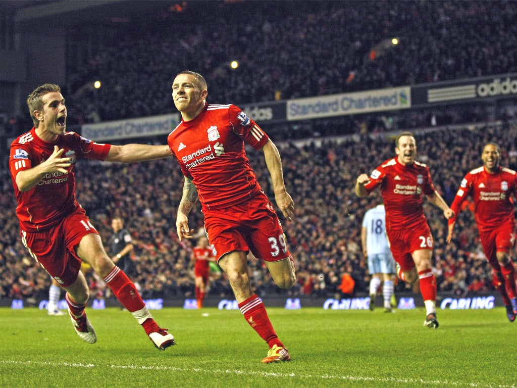 Craig Bellamy scored Liverpool's winner