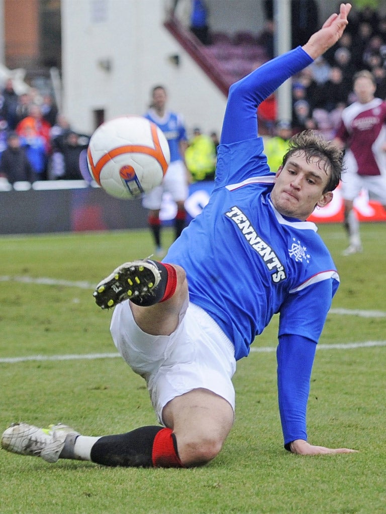 West Ham have made a bid for Rangers striker Nikica Jelavic