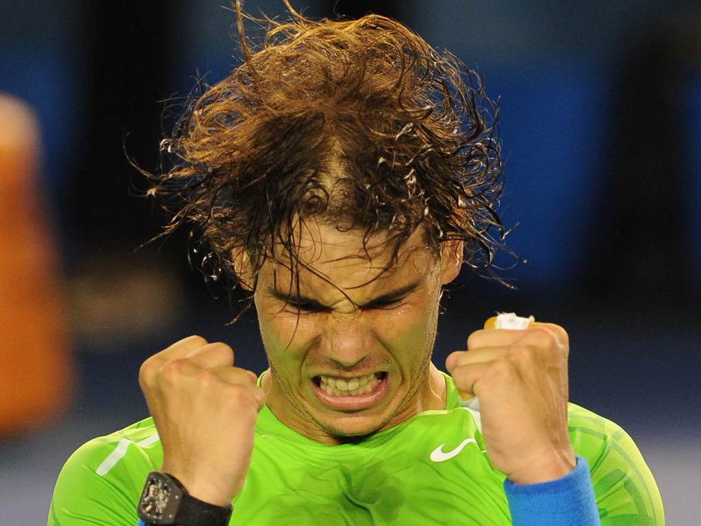 Nadal delights in his victory over Federer