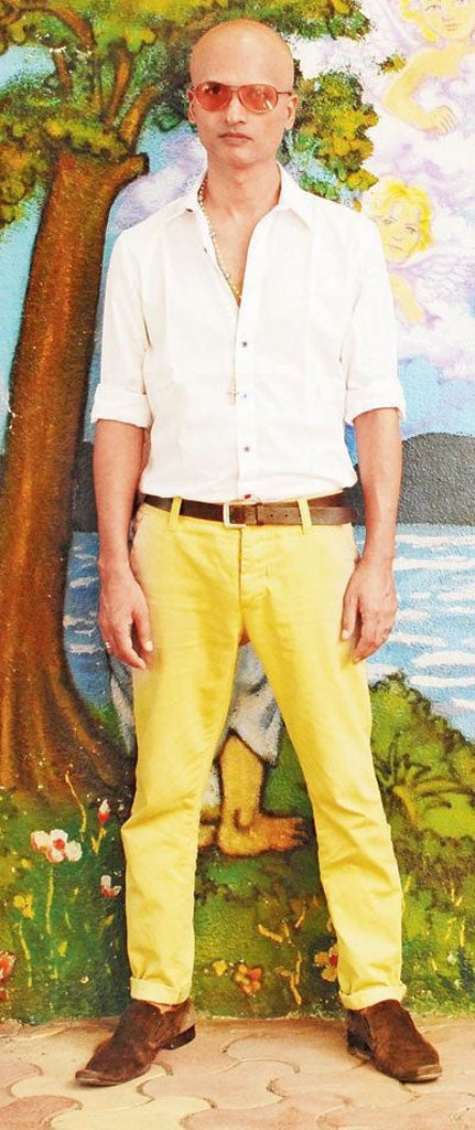 Gesture of solidarity: Jeet Thayil was among those who controversially read from 'The Satanic Verses' at the Jaipur literary festival