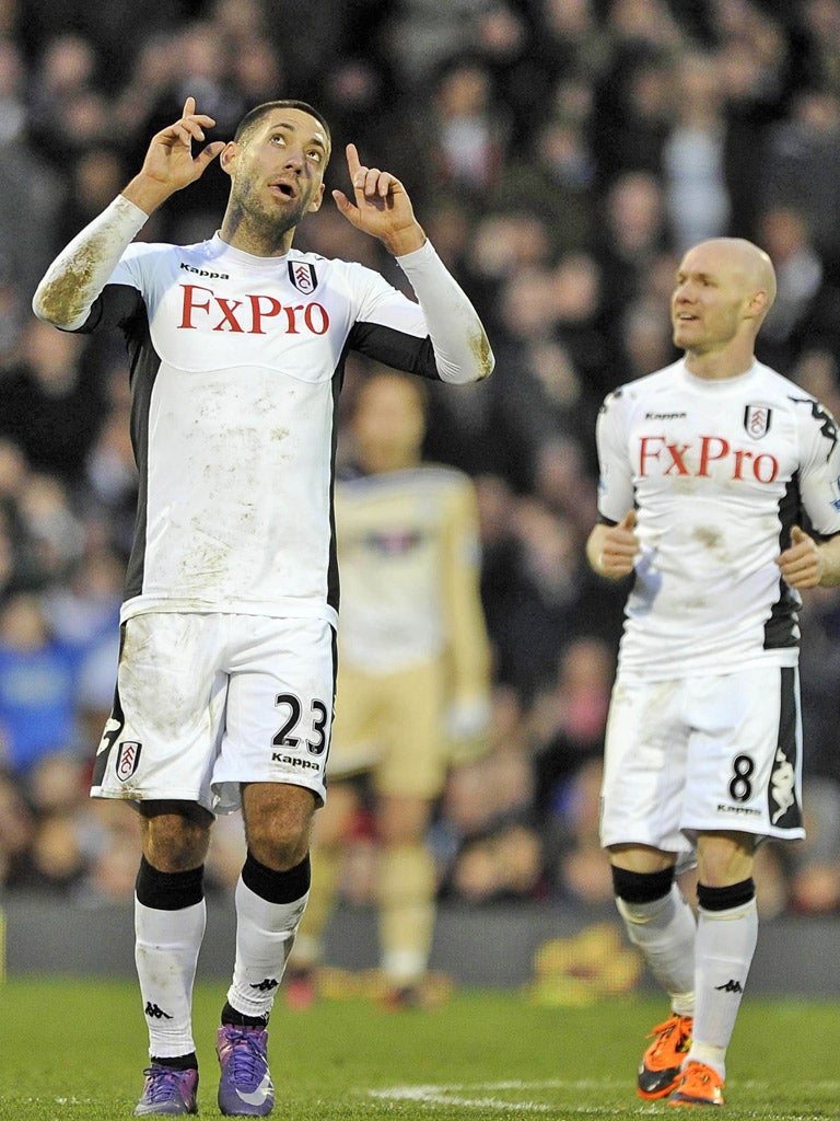 Clint Dempsey has been in superb scoring form for the Cottagers