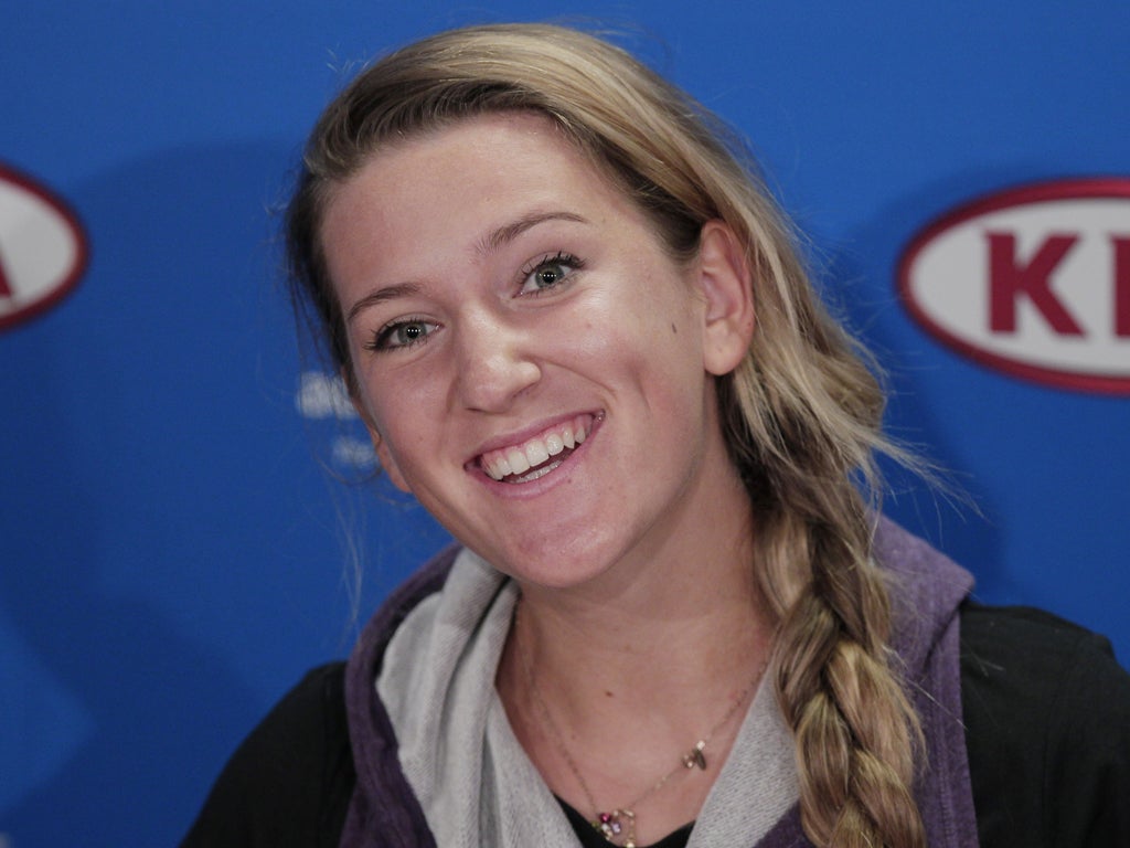 Victoria Azarenka, the Belarusian world No 3 has made her first final in her 25th Grand Slam tournament