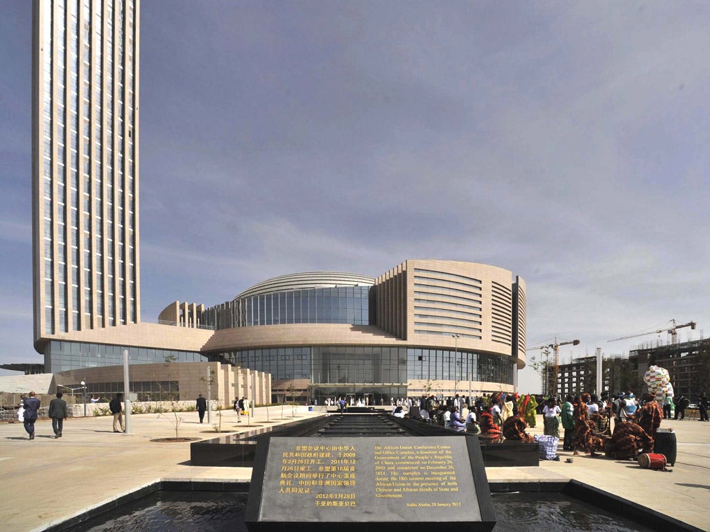 African Union's new $200m headquarters, paid for by China