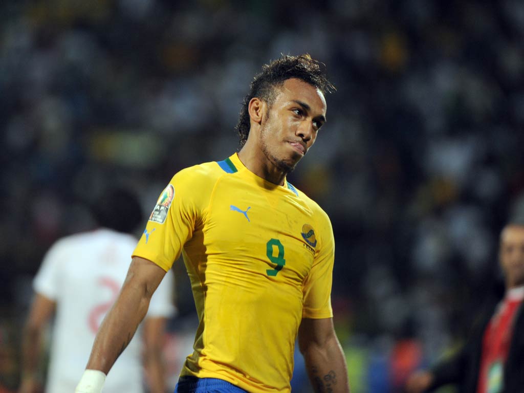 Aubameyang scored for Gabon