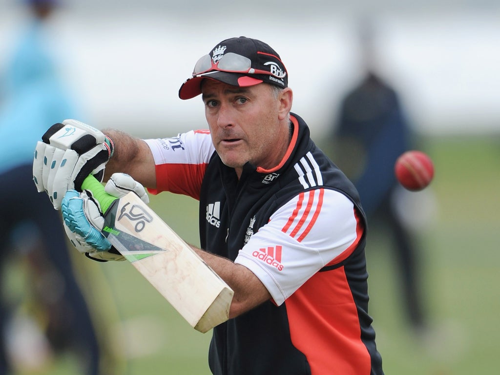 England batting coach, Graham Thorpe: 'The one thing I wasn’t always comfortable with was coming down the pitch'