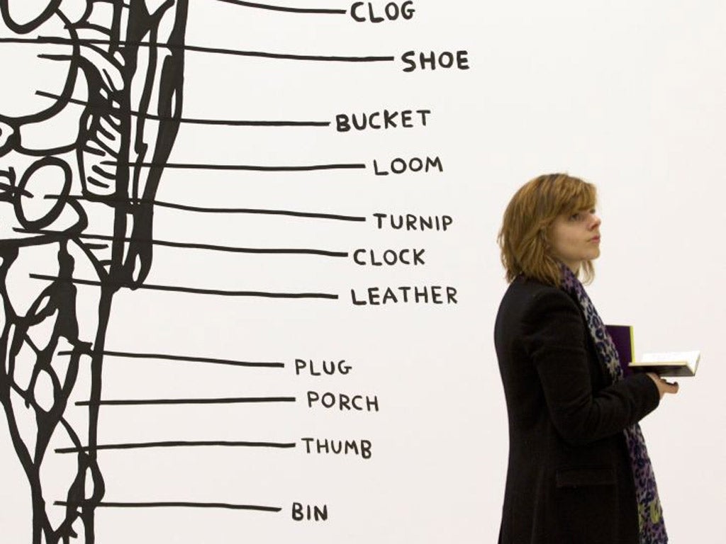 David Shrigley plays with anatomy - just like Damien Hirst