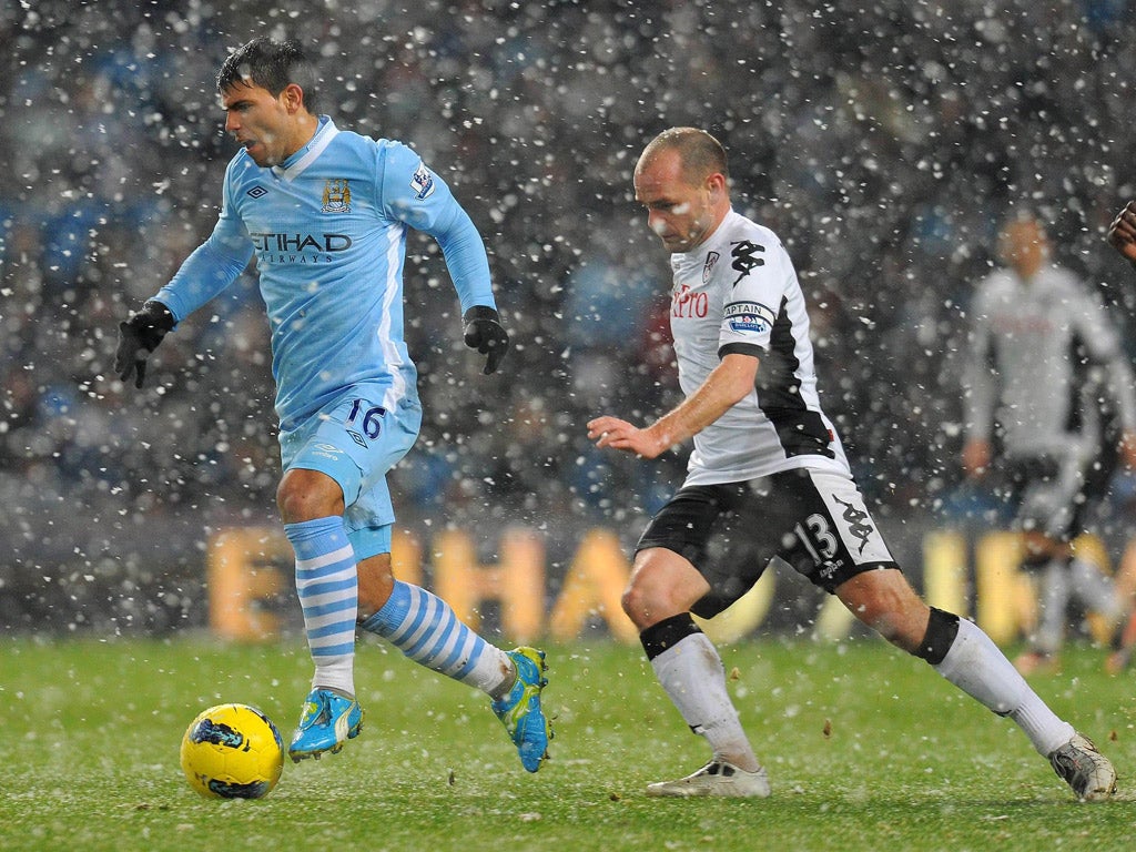 Sergio Aguero shrugged off recent signs of tiredness to turn in a man-of-the-match display