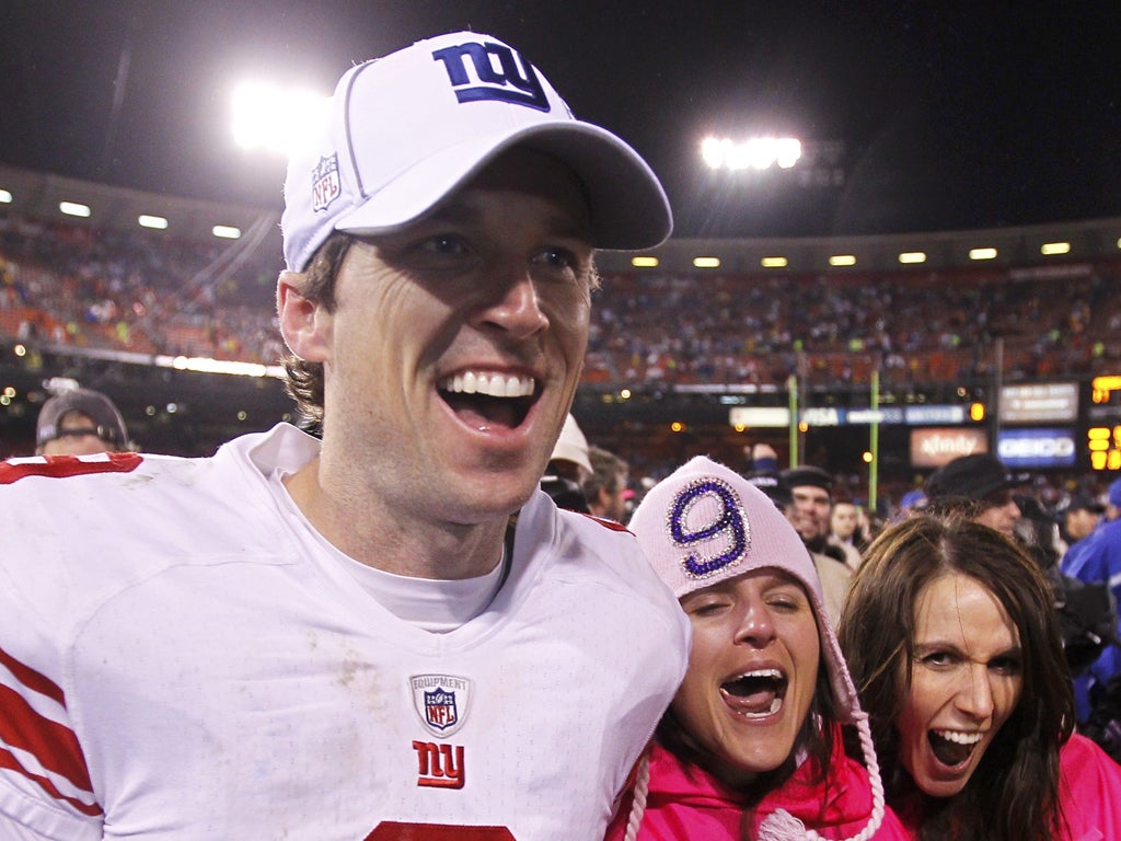 Lawrence Tynes, Greenock-born kicker for the New York Giants