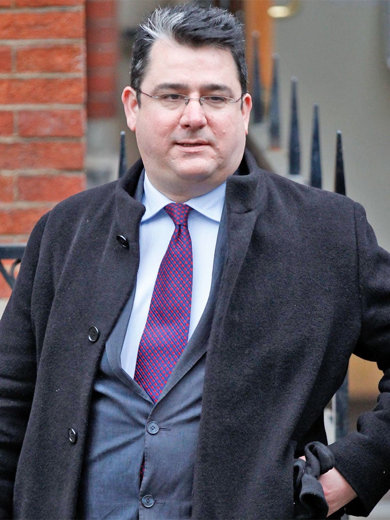 Paul Staines, aka Guido Fawkes at the Leveson Inquiry yesterday