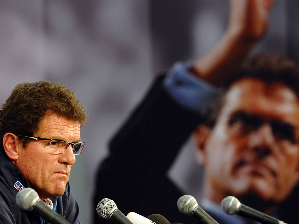 Fabio Capello resigned as manager of England