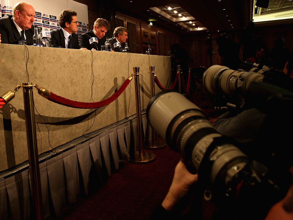 December 2007 - Capello appointed as Steve McClaren's successor, determined to find out why, with so many top players, England have never punched their weight at international level.