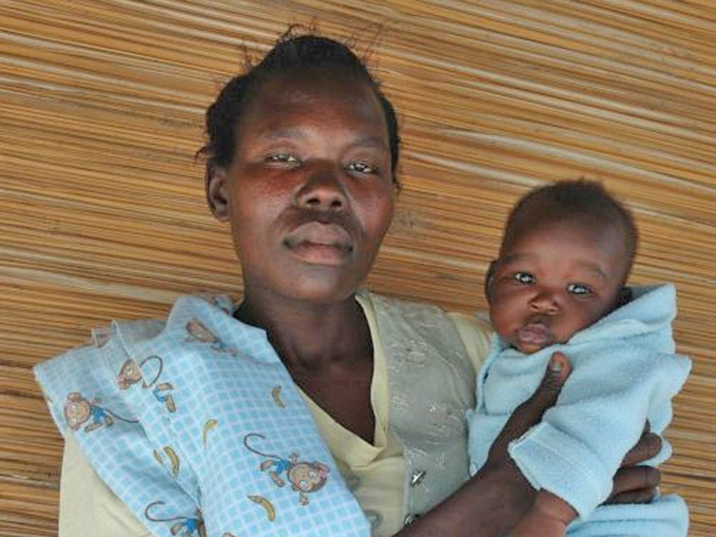 A child with Aids in Sudan