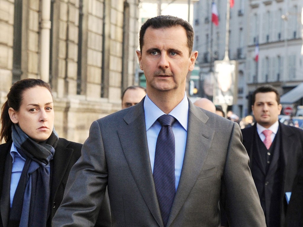 Syrian president Bashar al-Assad