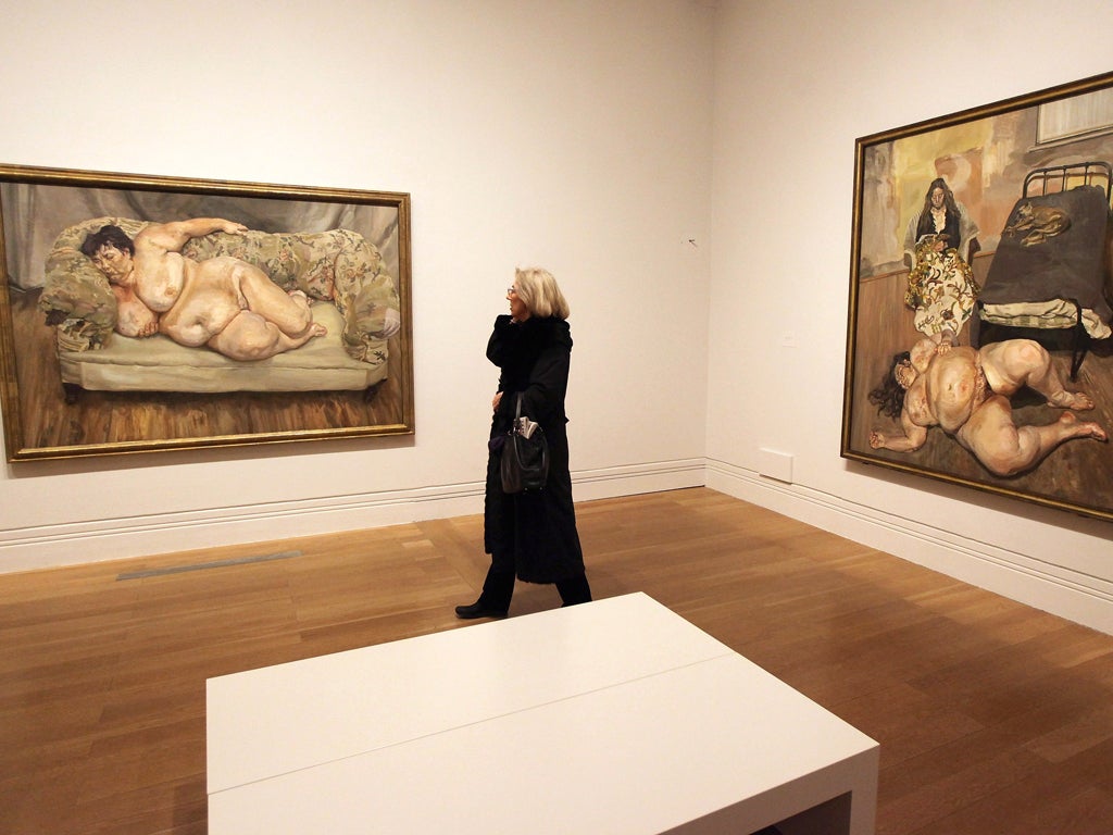 Lucian Freud is indifferent to his sitters' status – or to the lack of it