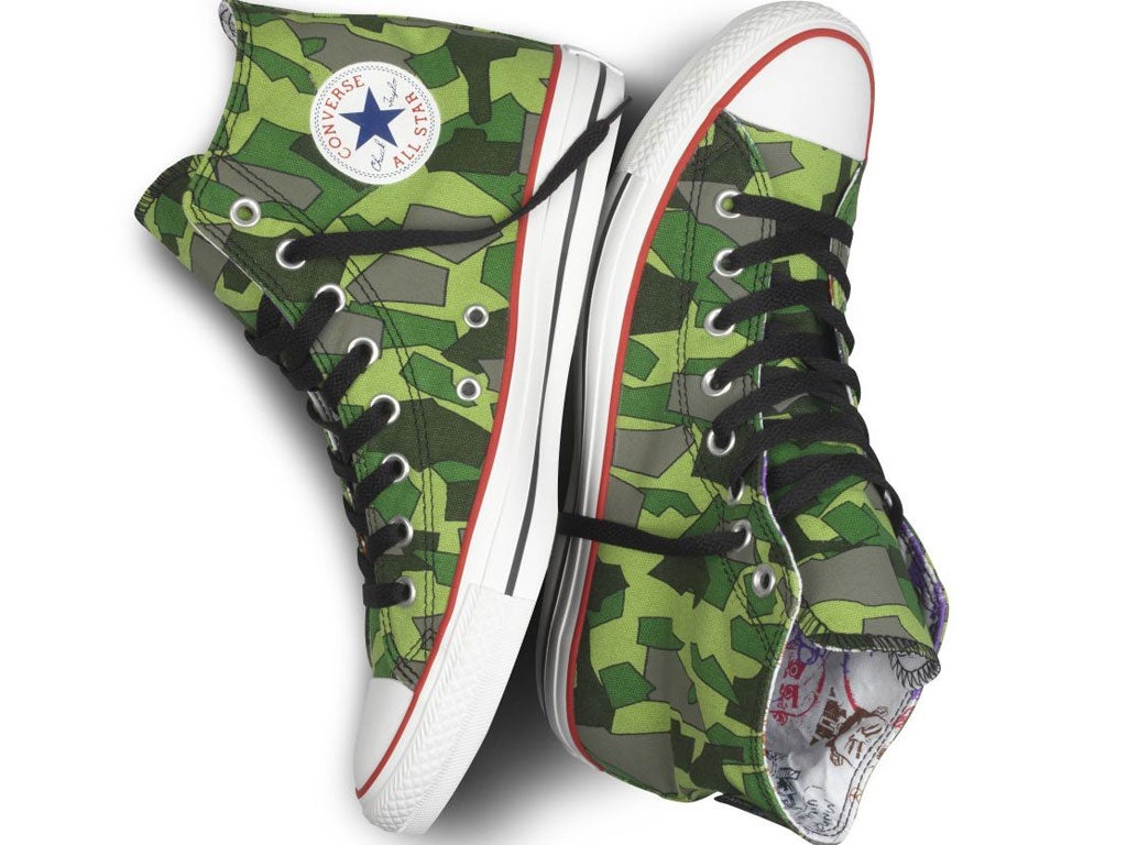 Jamie Hewlett-designed Chuck Taylor shoes