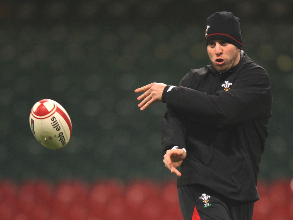 Ryan Jones is relishing Saturday’s showdown but
is under no illusions how tough it will be