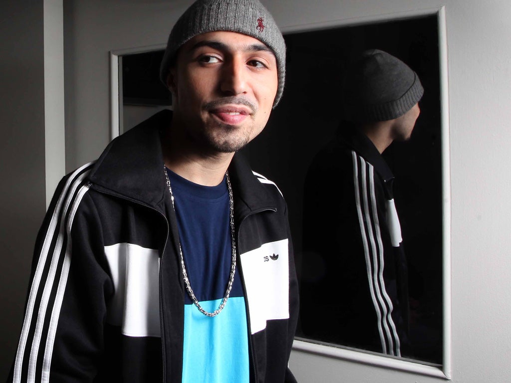 Reflected glory: Adam Deacon