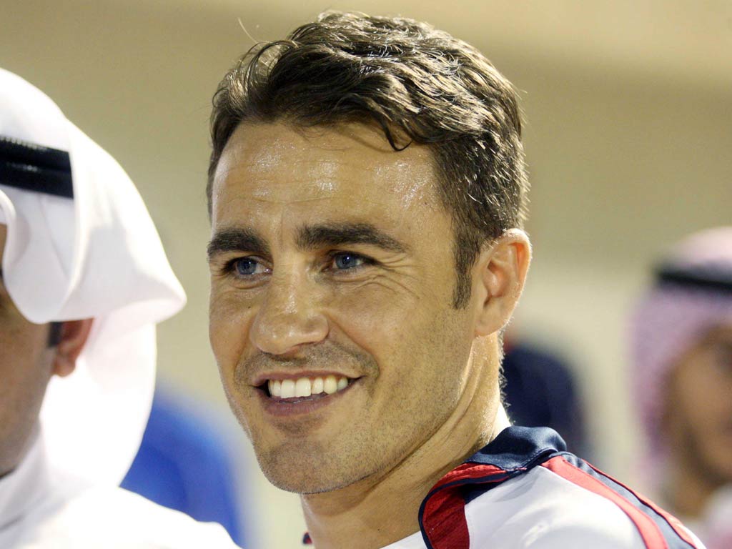 Fabio Cannavaro is one of the 'icons' taking part