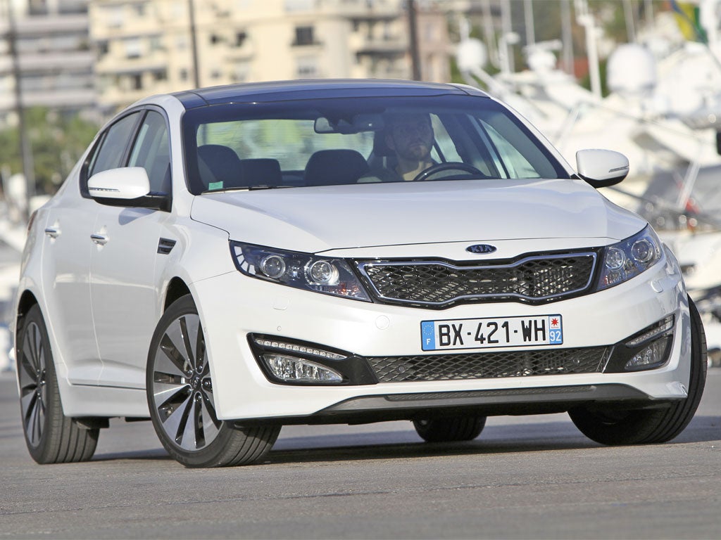 Glamorous and well-equipped, the Kia Optima