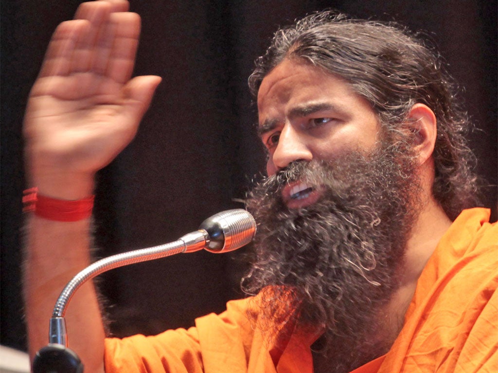 Breathing lessons: Indian guru Baba Ramdev