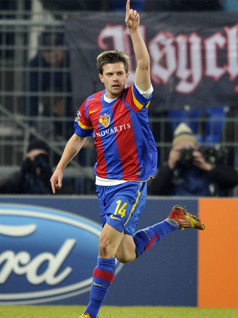 Stocker came off the bench to hit Basle's winner with four minutes to go