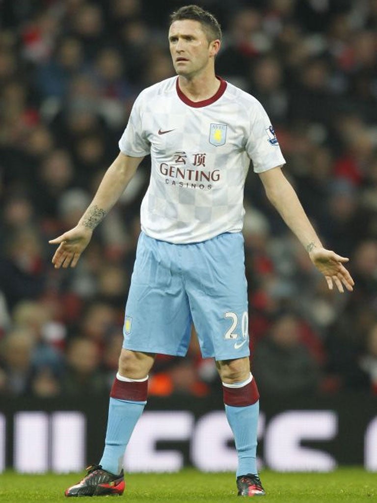 On-loan striker Robbie Keane has scored three goals in six games for Villa