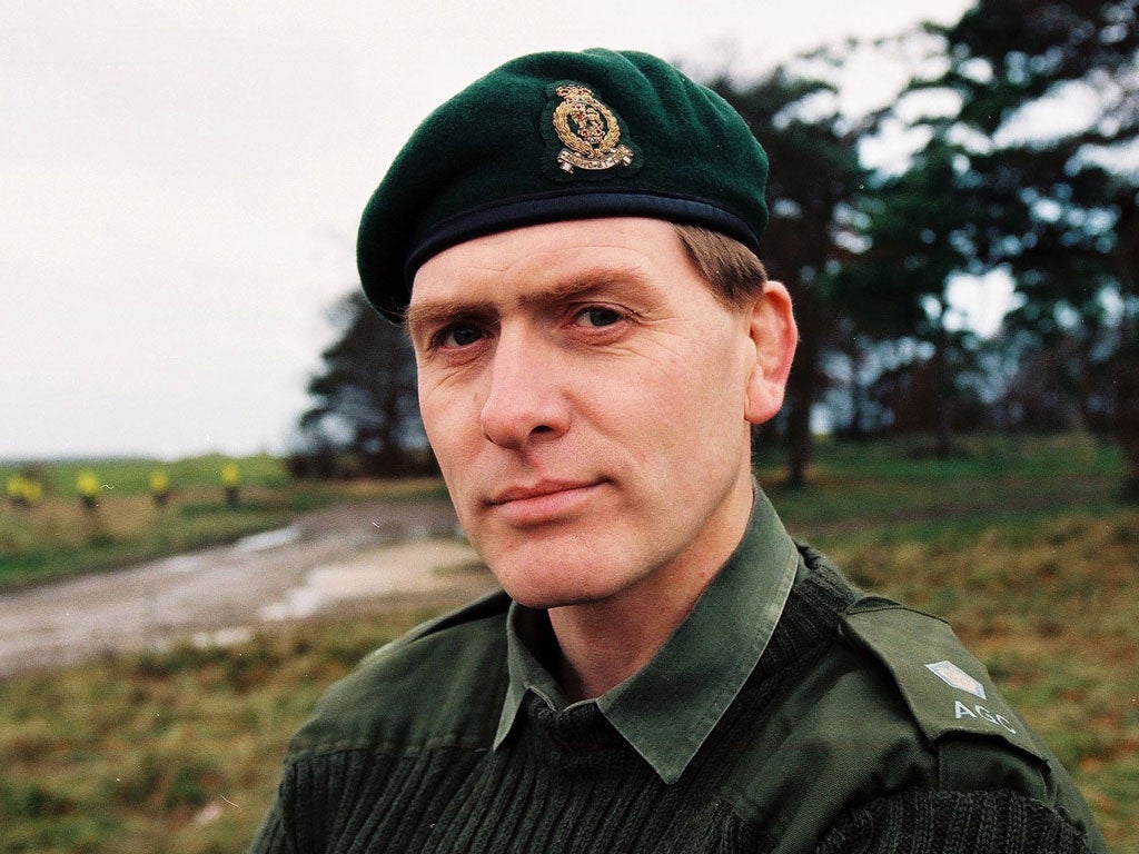 Eric Joyce in 1998 when he was a serving Army Major