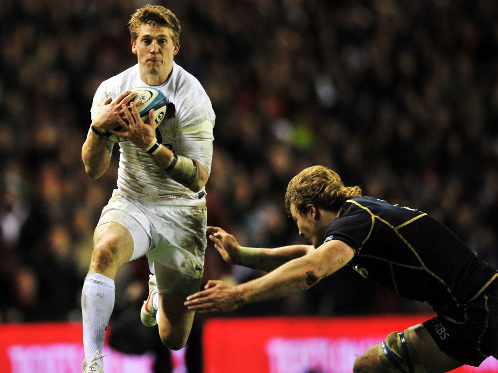 England flyer David Strettle