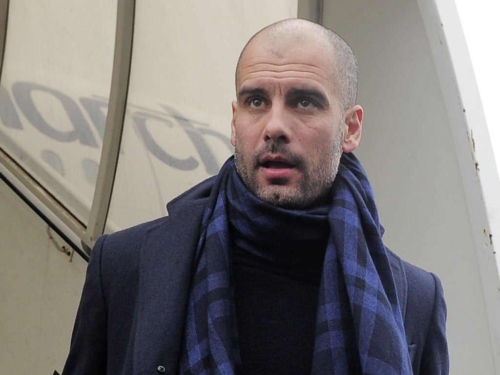 Pep Guardiola: The Barcelona coach is stalling over signing a
contract extension