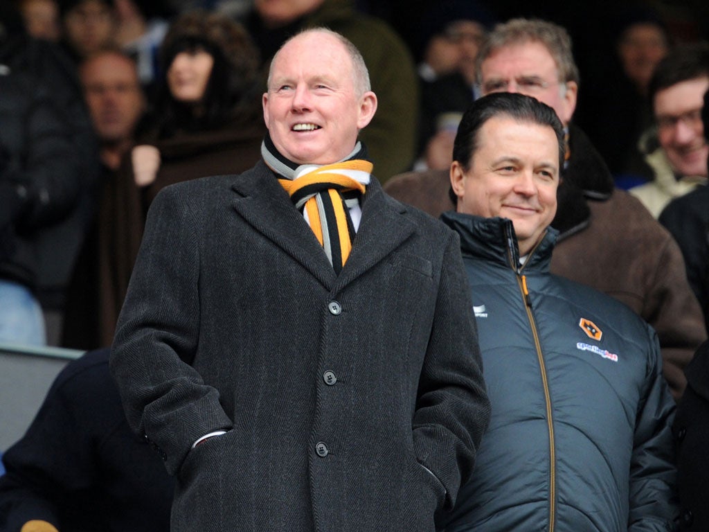 Steve Morgan (left) fired Mick McCarthy from the ski slopes, while he and Jed Moxey (right) have made a pig’s ear of replacing their manager