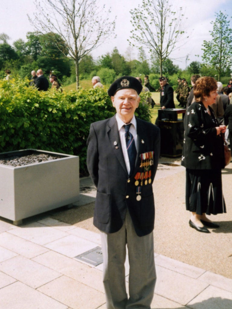 Pender with his medals, including the four bestowed on him by the Soviets