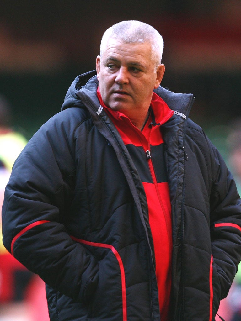 Warren Gatland has stamped his authority on the Welsh rugby team