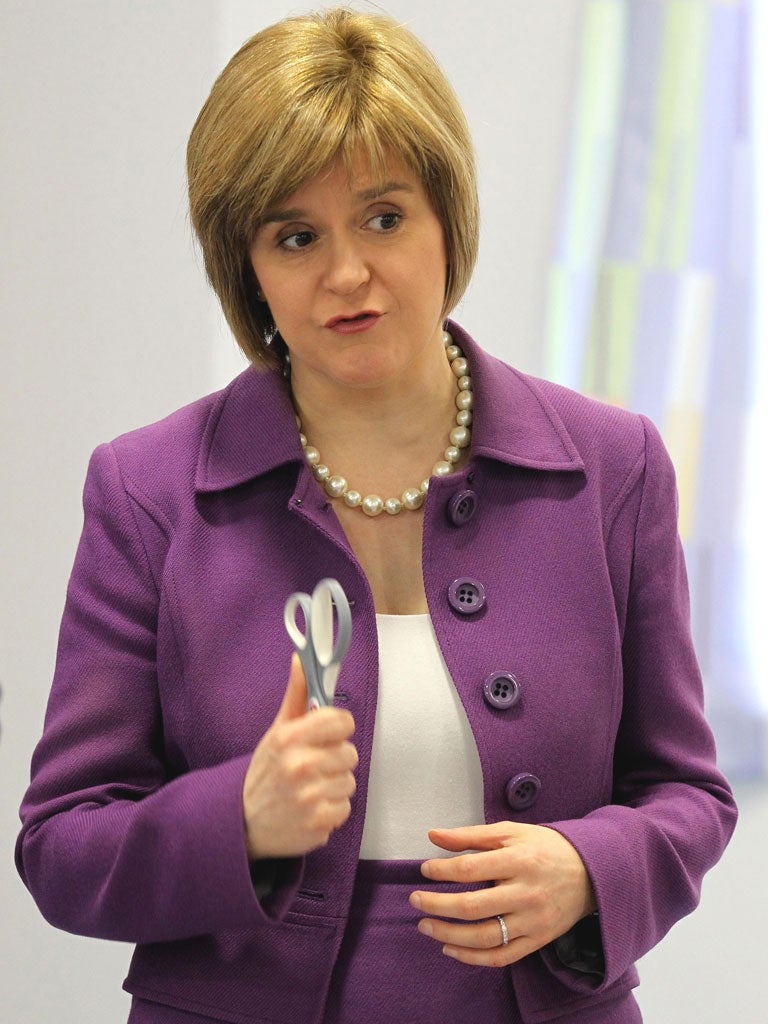 Health Secretary Nicola Sturgeon welcomed support from
Rupert Murdoch