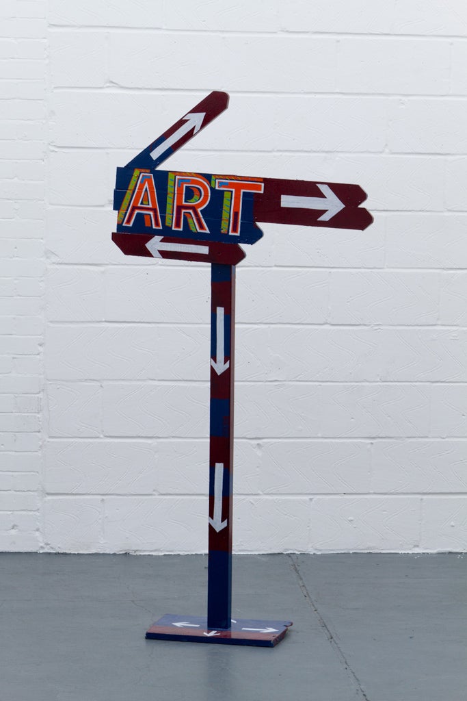 Bob & Roberta Smith, Art is Everywhere - one of the artworks being auctioned at the Contemporary Art Society gala tomorrow.