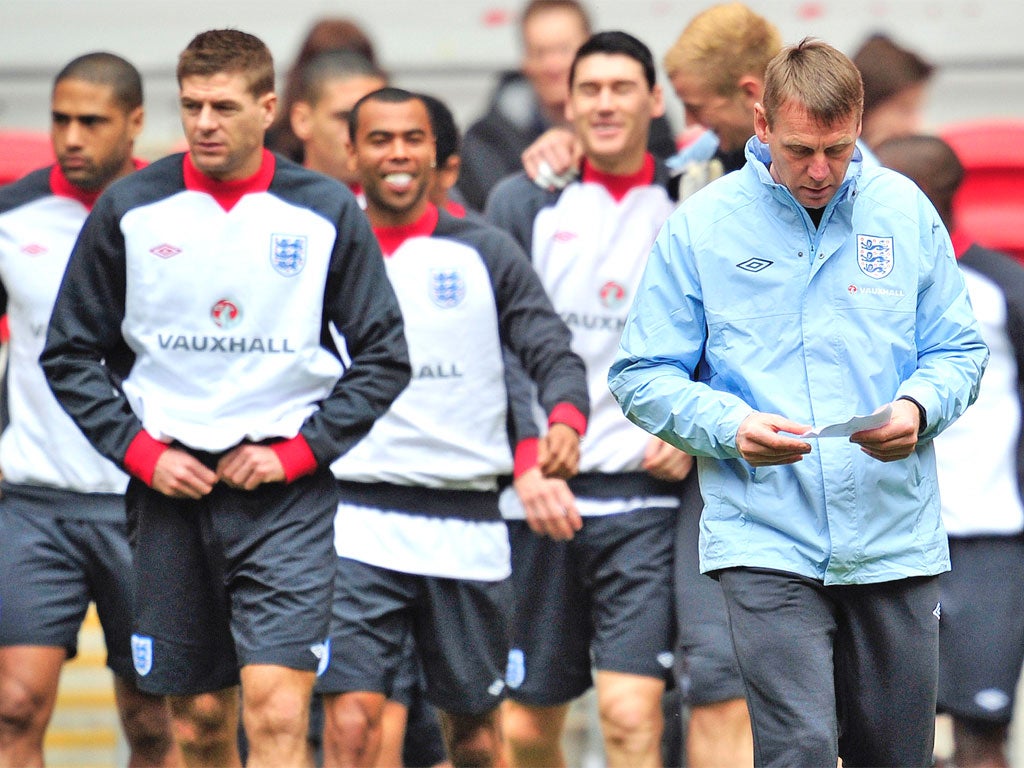 Stuart Pearce might have written down the England team but he is not letting anyone know