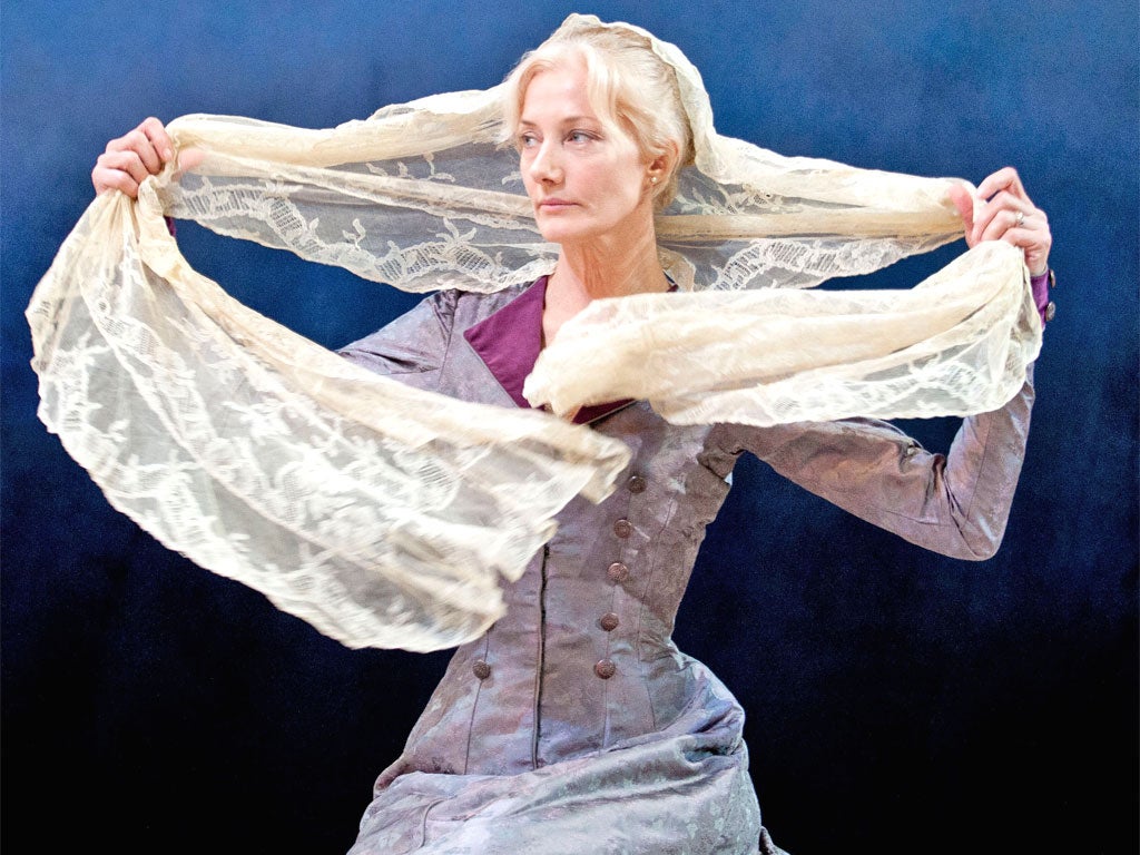 Joely Richardson as Ellida, 'a picture of statuesque frailty'