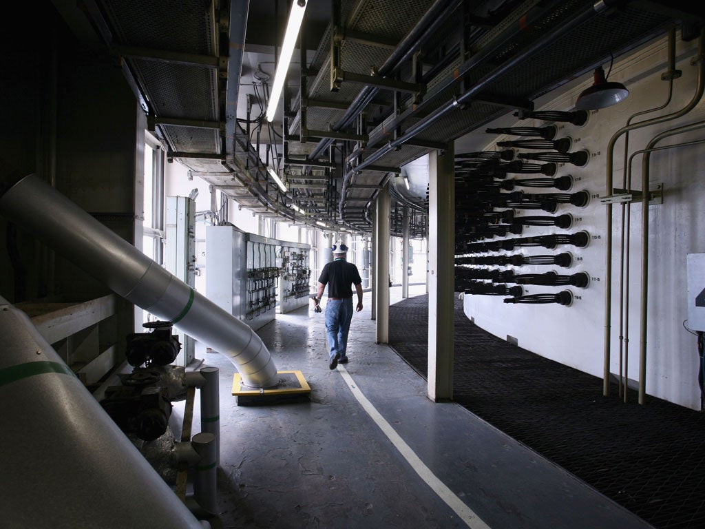 Oldbury nuclear power station stopped producing electricity today